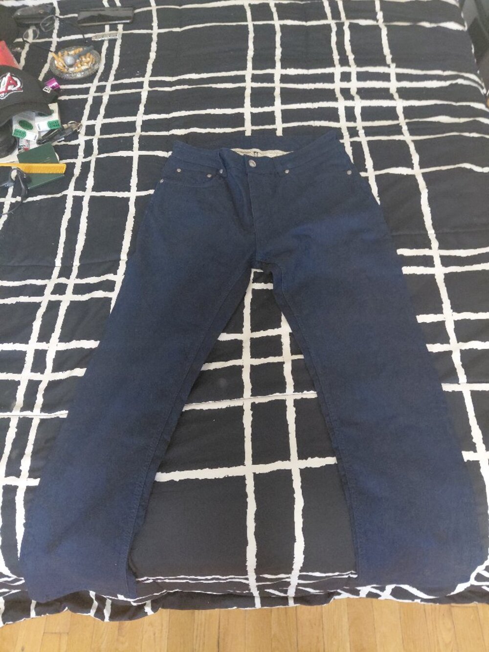 ETRO Blue Paisley Print Jacquard Jeans